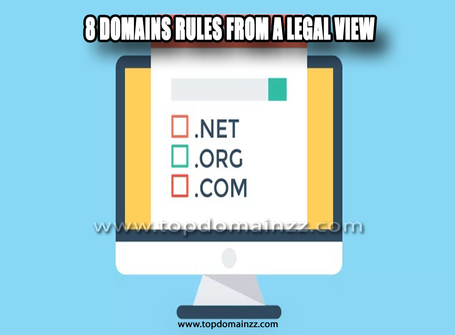 8 Domains Rules From A Legal View01