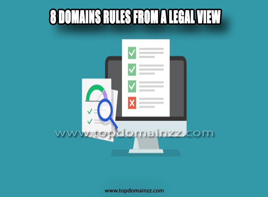 8 Domains Rules From A Legal View04