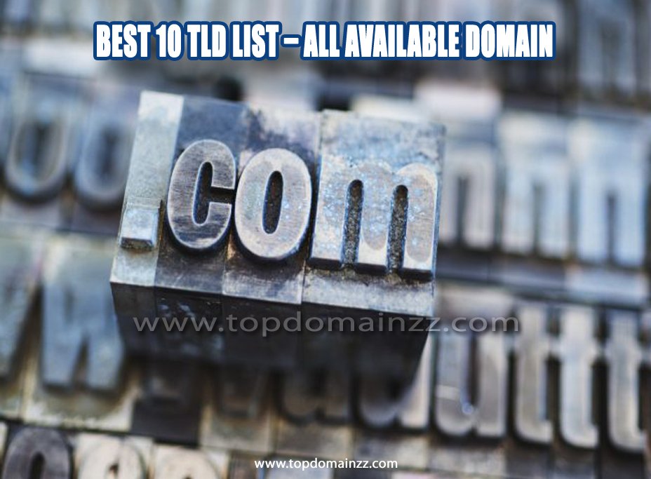 Best 10 TLD list – All Available Domain04