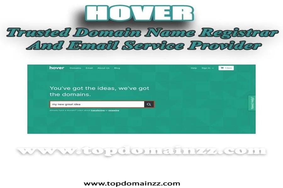 Hover Trusted Domain Name Registrar and Email Service Provider